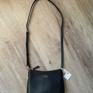 NWT Kate Spade Elegant Black Crossbody Bag